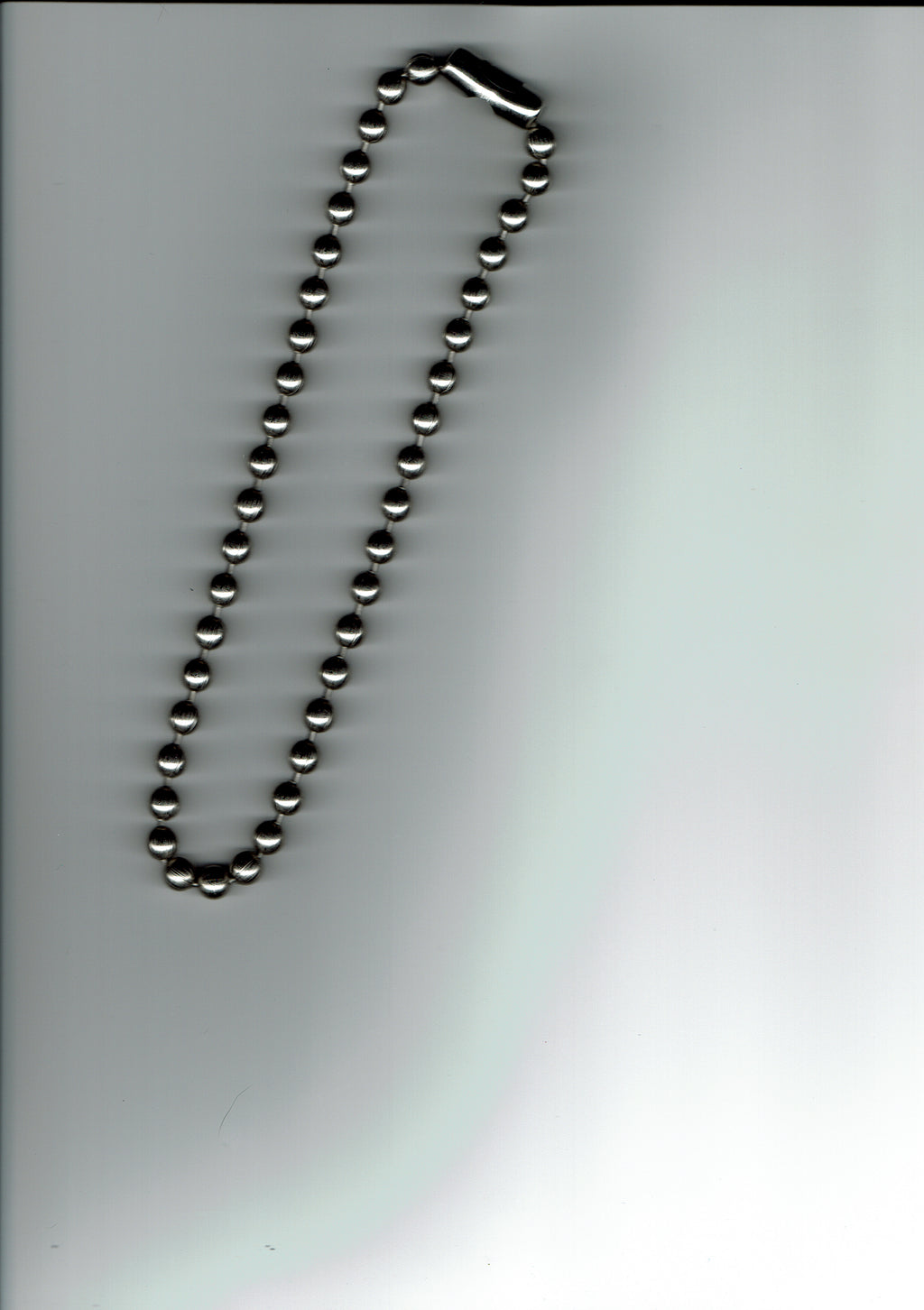 classic jumbo stainless steel ball choker (8mm)